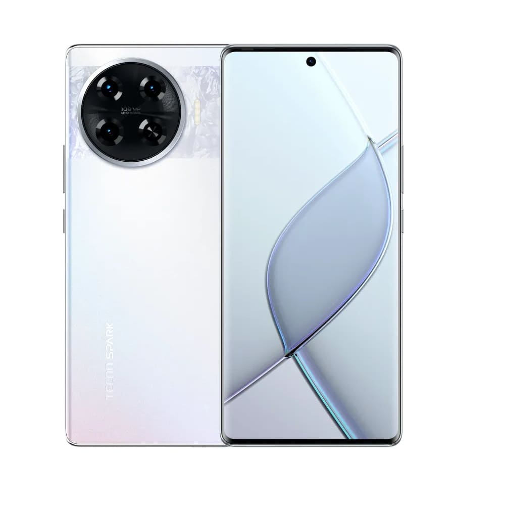 Teléfono Tecno Spark 20 Pro+  (KJ7) DS (8gb+8gb Ram) + 256GB Lunar Frost