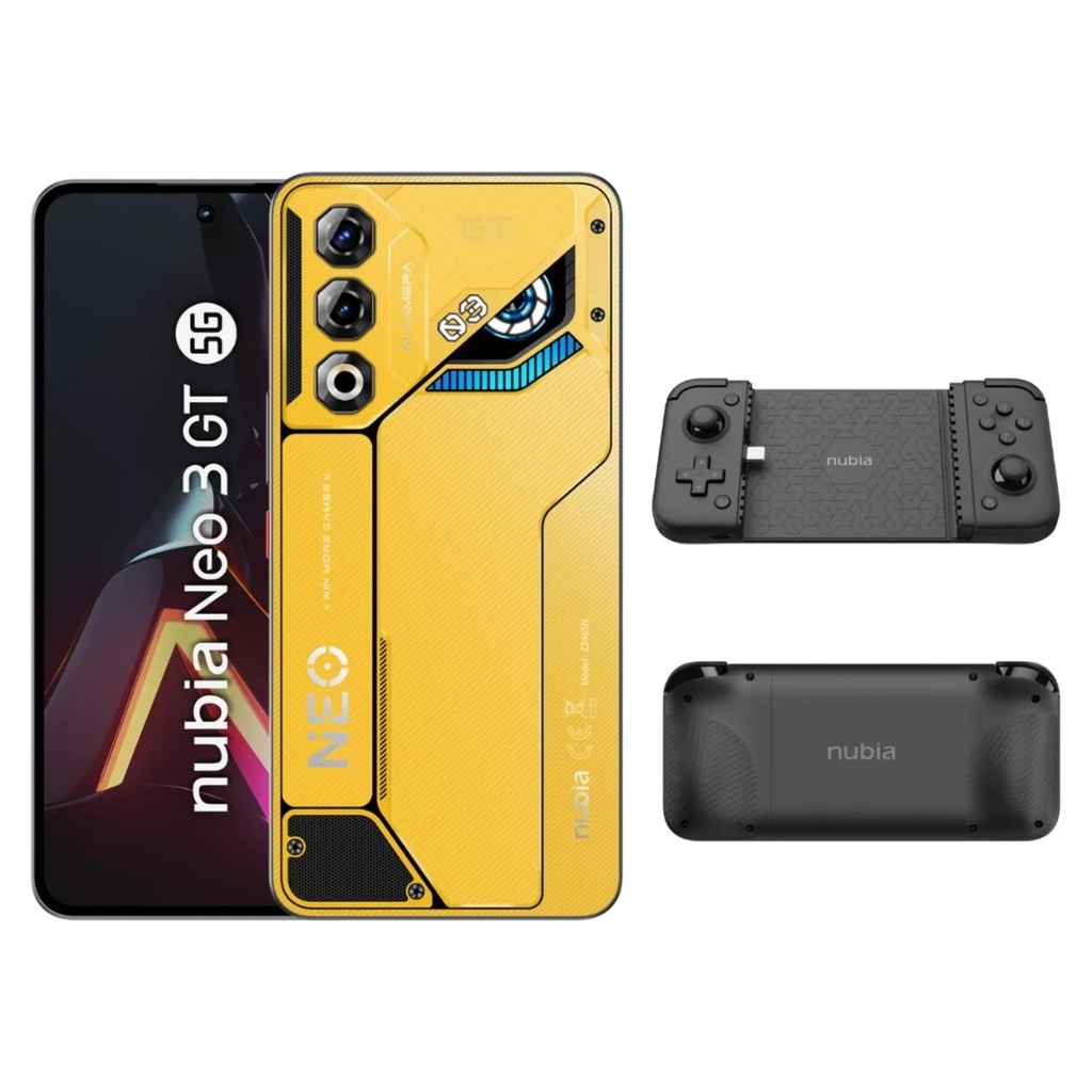 Telefono Zte Nubia Neo 3 GT 5G Z2465n 20gb (8+12gb) 256gb  Amarillo +Gamepad