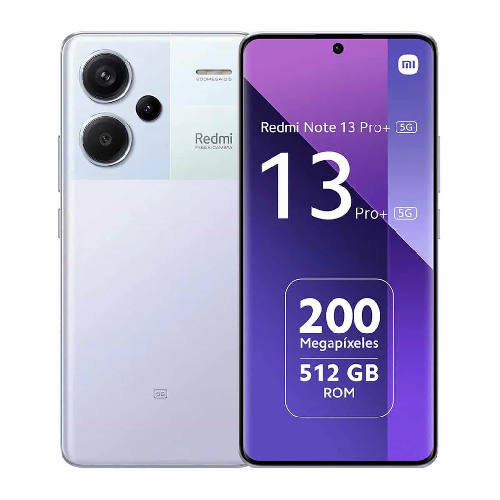 Telefono Xiaomi Redmi Note 13 pro+ 5G DS 12gb+512gb aurora purple 23090ra98g