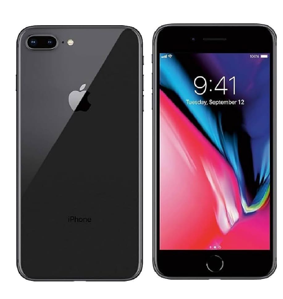 Teléfono Iphone 8 Plus 64GB Grado A- Negro +cubo cable