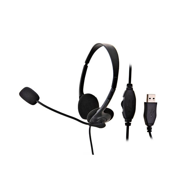 AUDIFONO DIADEMA VANTEC VT-HS101B NEGRO CONEX USB