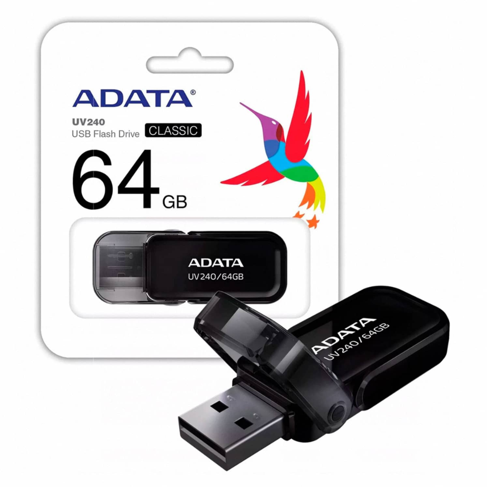 PENDRIVE ADATA UV240 64GB NEGRO