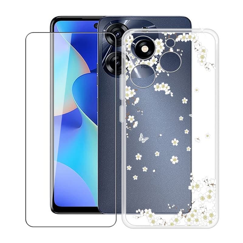 Estuche+mica Tecno ki7 Spark 10 Pro