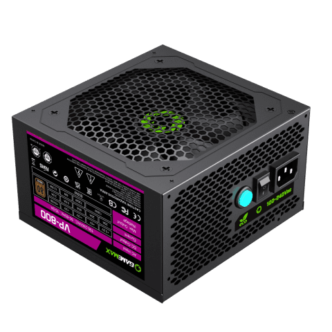 FUENTE DE PODER GAMEMAX VP-800 80P APFC 800W/100-240V NEGRO