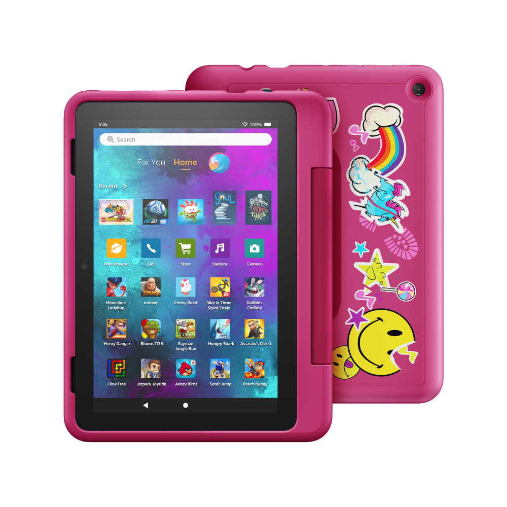 Tablet amazon fire hd 8 Tab kids pro 8" 32gb rainbow universe b09bg63zmm