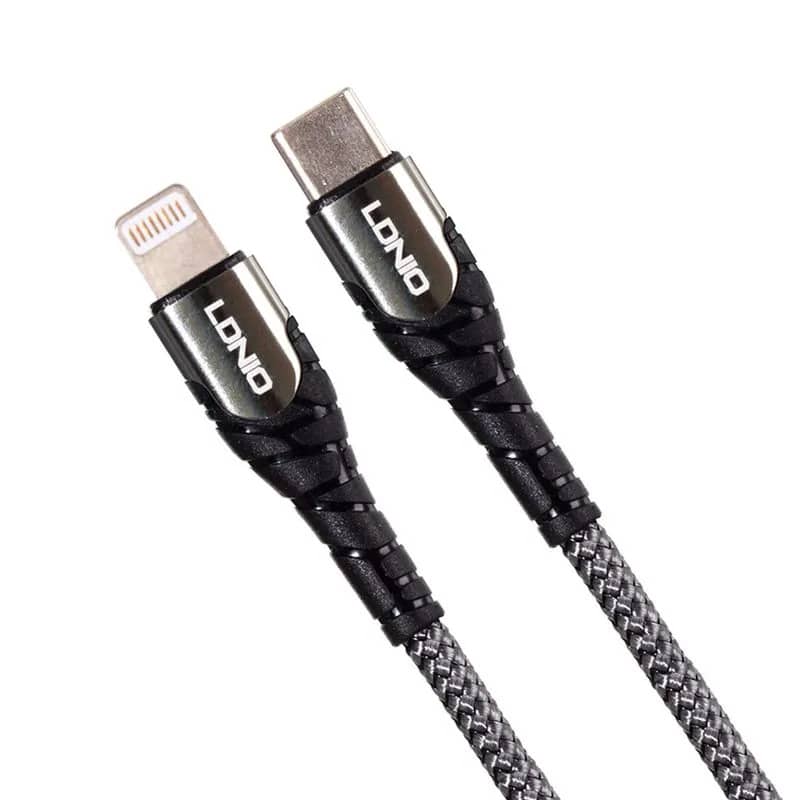 Cable de datos LDNIO LC111 1MT Tipo C a Lightning