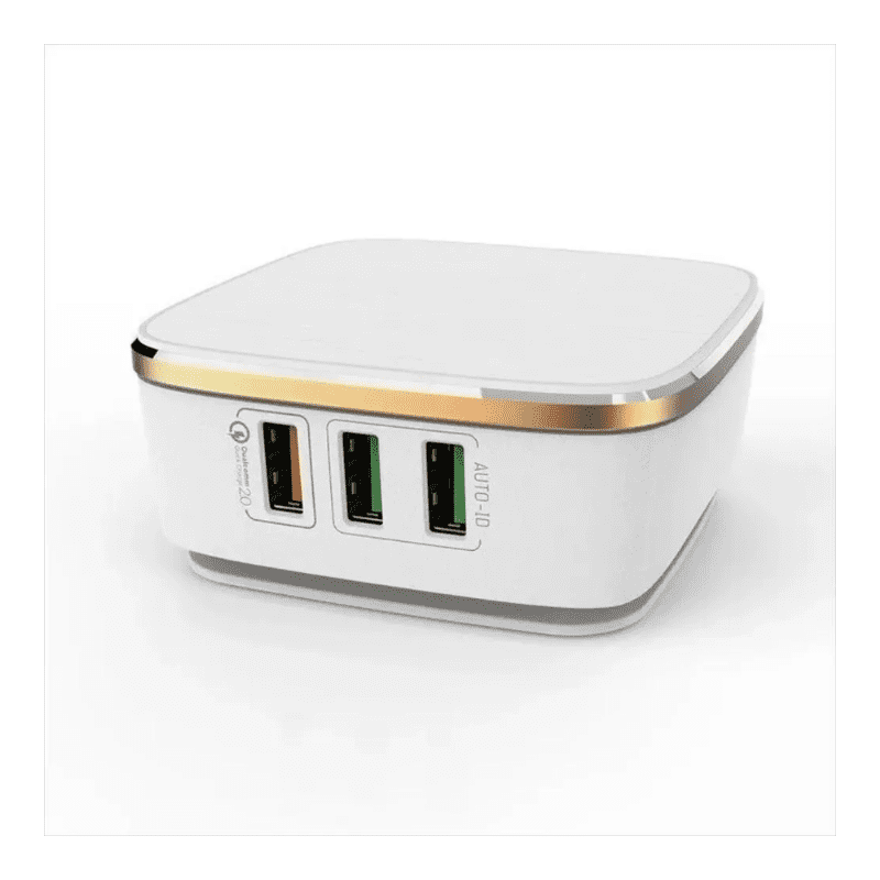 CARGADOR PARED WESDAR AC8  3 USB