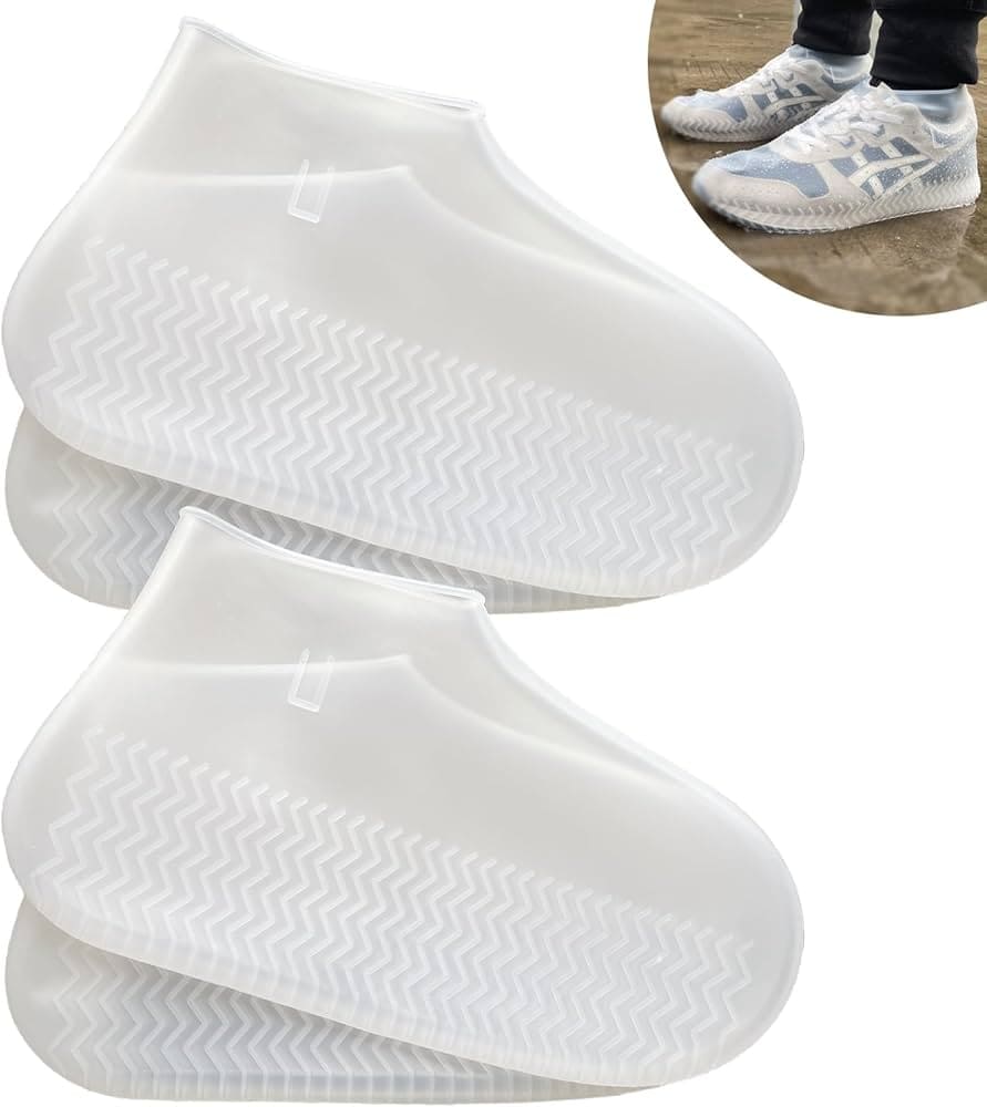 SILICON SHOES COVER TRANSPARENTE TALLA L