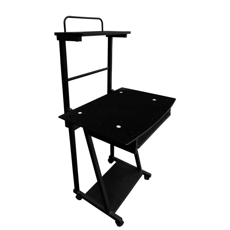 MESA PARA PC DE MADERA VANTEC FG-1904 NEGRO  60X50X116CM