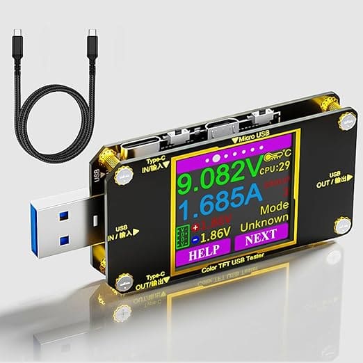 MEDIDOR DE CORRIENTE Y VOLTAJE BST-USB