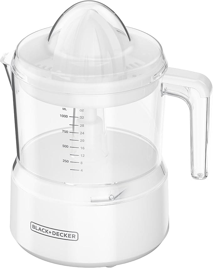 Exprimidor de jugo Black&Decker 32 ONZ.  cj650la blanco