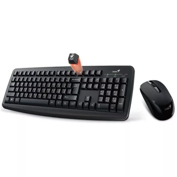 Combo Teclado/Mouse Genius KM-8101 wireless 2.4ghz pilas AA Negro