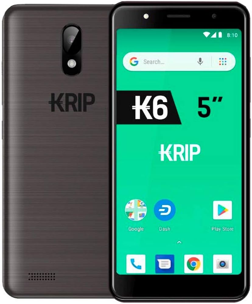 TELEFONO KRIP K6 K600A 3G DUAL SIM AZUL 16GB+1GB RAM