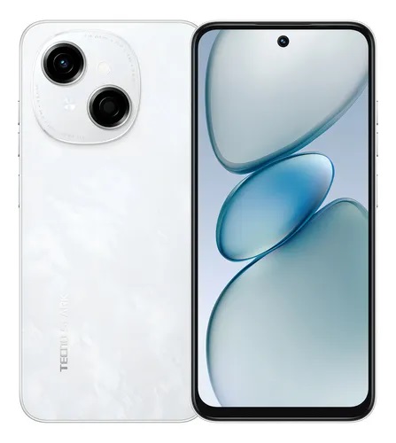 Telefono tecno Spark go 1s (KL4H) DS 6gb(3gb+3gb)+64gb Glittery White