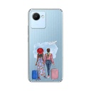 Tpu transparente acrilico stickers mujer rlme c30s KD13-TPU00947