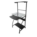 MESA PARA PC DE VIDRIO VANTEC DE 5 CM FG-1905A 60X44X128CM TRANSPARENT