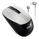 MOUSE /AUDIFONO GENIUS MH-8015 PLATEADO