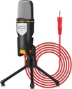 MICROFONO CONDENSADOR SF-666 3.5MM CON STAND
