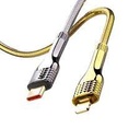 Cable de datos lensun LS651 1mt  Tipo C  30w gold plated